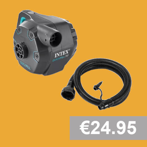 Intex QuickFill® elektrische luchtpomp | 230V | incl. hulpstukken