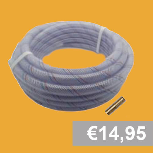Waterslang voor bevalbad 10 meter | inclusief koppelstuk